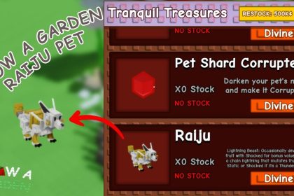 Wie man Raiju Pet in einen Garten annimmt
