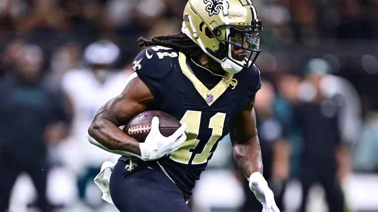 Alvin Kamara Running Back der Saints wird voraussichtlich in Woche.webp