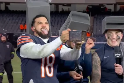 Caleb Williams QB der Chicago Bears wird am NBA All Star Wochenende Drake.webp