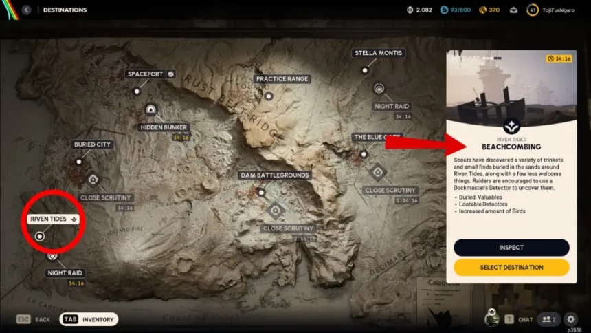 Arc Raiders Beachcombing Map Condition Guide Wie man in Riven