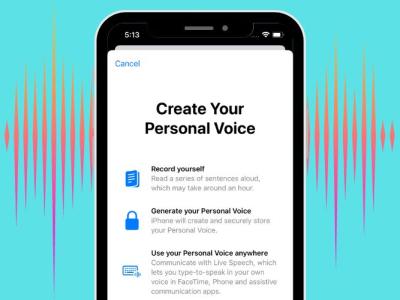 Cómo crear y entrenar la voz personal en iOS 17