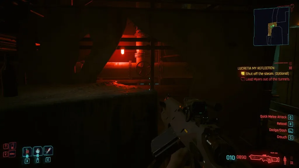Cyberpunk 2077 Lucretia My Reflection Como encontrar la valvula y