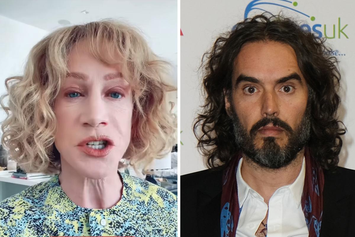 Kathy Griffin denuncia al sordido Russell Brand y afirma que