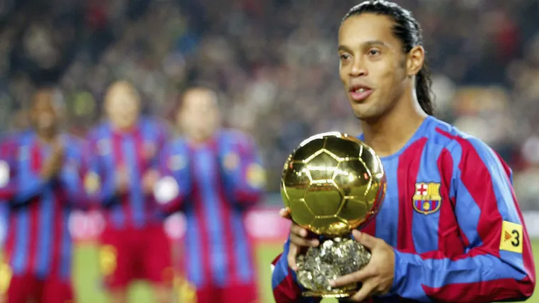 Ronaldinho Balón De Oro Barcelona