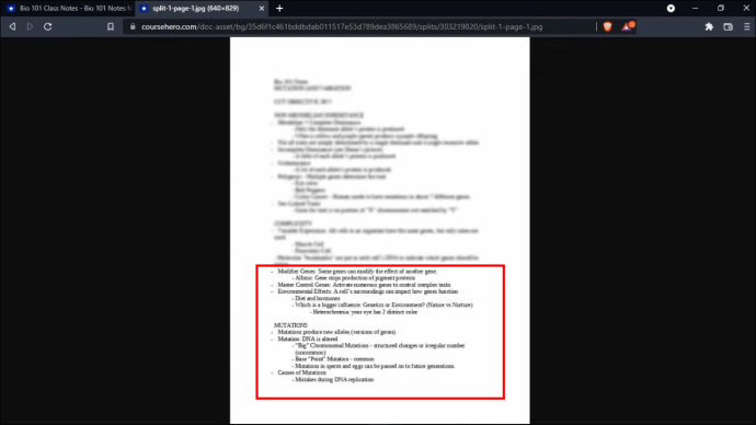 1709473714 954 Como desenfocar el contenido del Course Hero