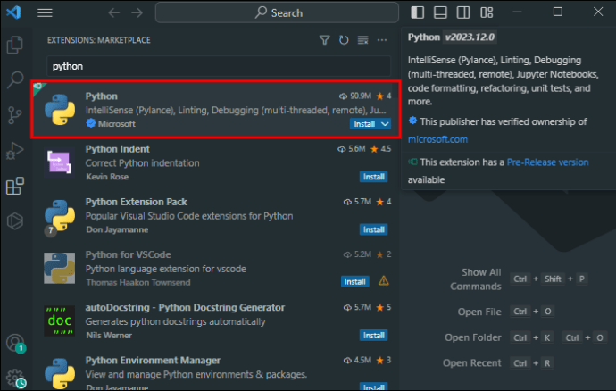 1711037743 569 Como instalar Python en codigo VS