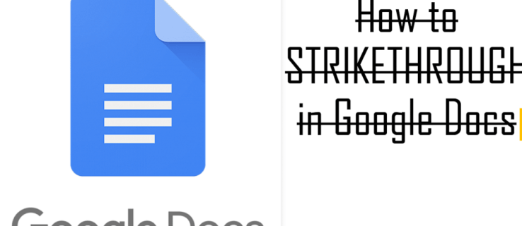 Cómo tachar en Google Docs