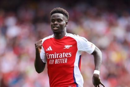 Bukayo Saka talks about the referees after Declan Rices red