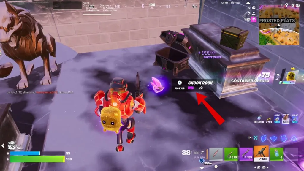 Como conseguir y usar Shock Rocks en Fortnite