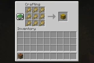 Como hacer una cama de paja en Minecraft