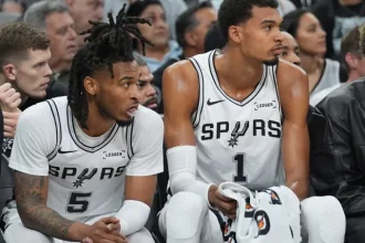 Victor Wembanyama Stephon Castle loukkaantui kun Spurs ohitti Kings Sami.webp