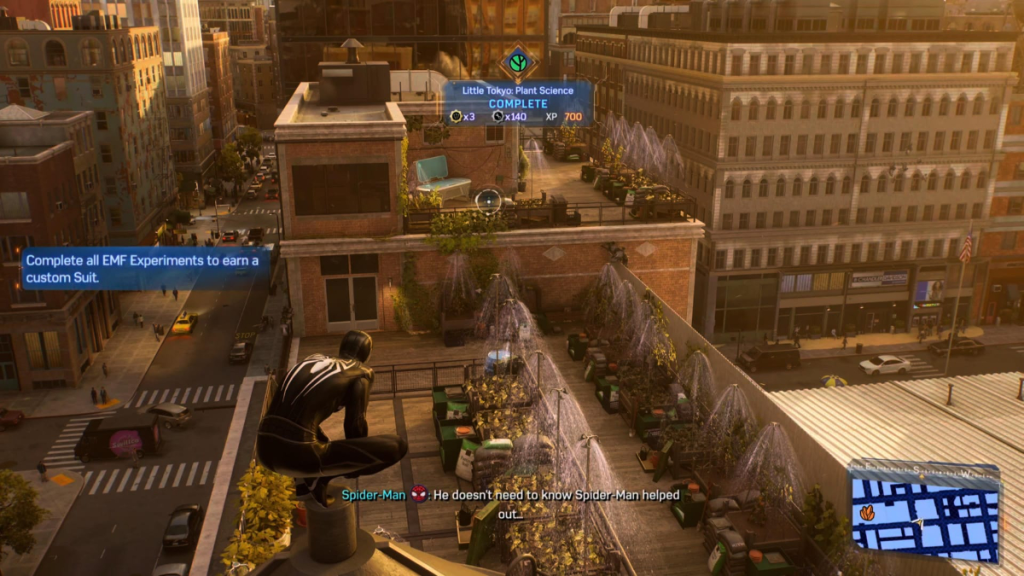 Trouvez des spécimens d'EMF dans Marvel's Spider-Man 2