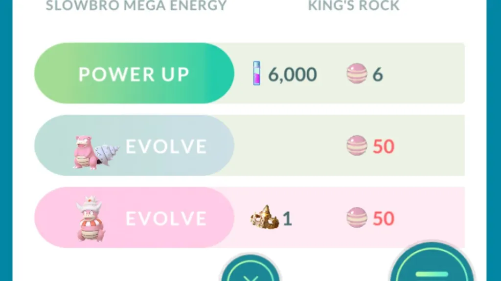 Objet d'évolution Slowpoke