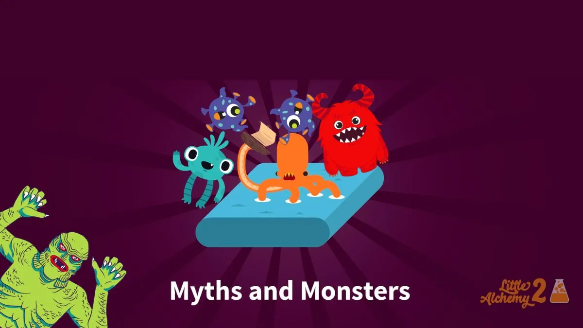 pack mythes et monstres dans Little Alchemy 2