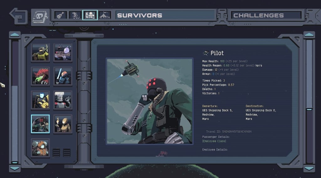 Liste des niveaux de Risk of Rain Returns tous les