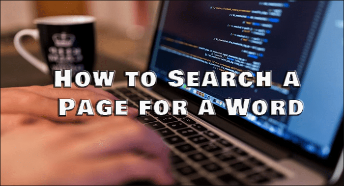 1709603790 Comment rechercher un mot dans une page