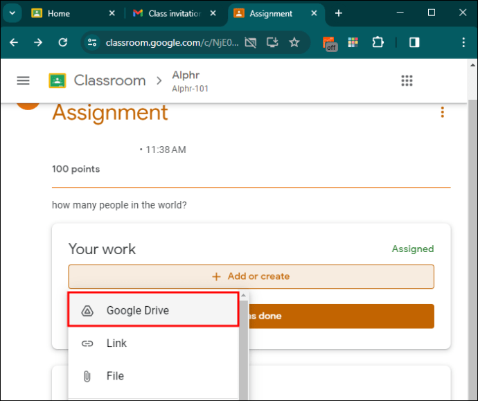 1709775643 126 Comment rendre les devoirs dans Google Classroom