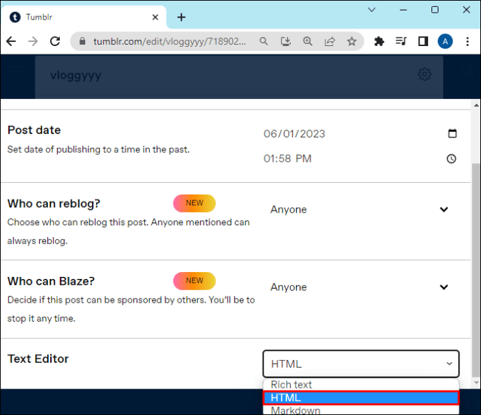 1710698746 959 Comment changer la taille de la police dans Tumblr