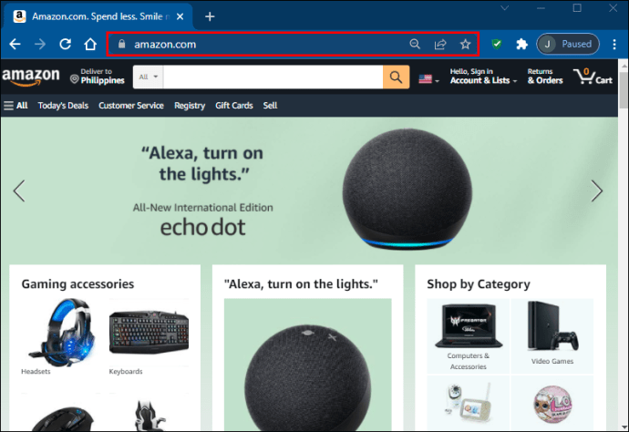 Comment changer la langue sur Amazon