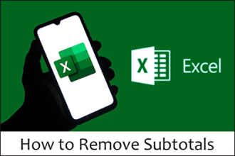 Comment supprimer les sous totaux dans Excel