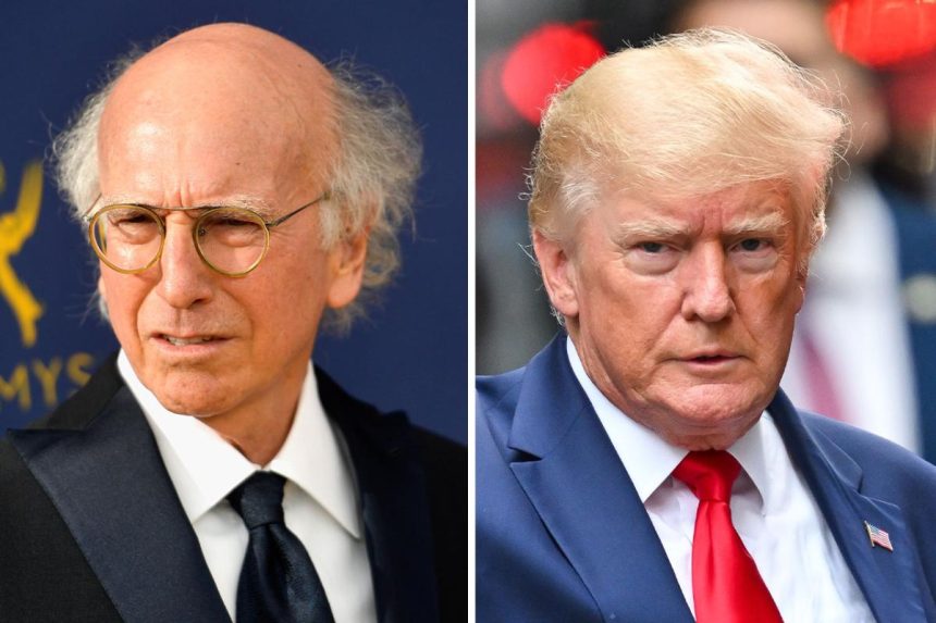Larry David fustige Donald Trump malade dans une