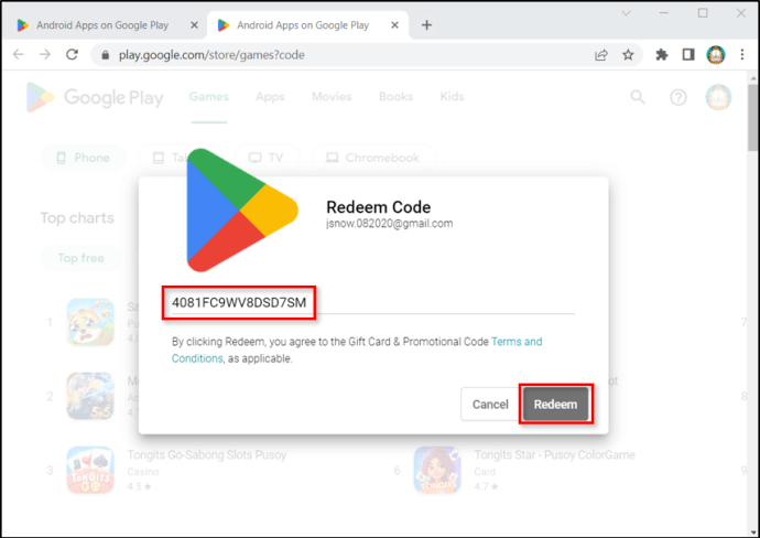 1713274684 892 Comment utiliser un code dans Google Play