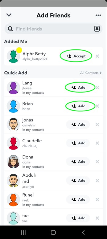 Comment demarrer une sequence Snapchat