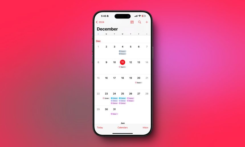 Comment supprimer les rappels du calendrier dans iOS 18