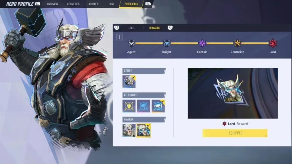 Marvel Rivals Lord Icons liste complete et comment obtenir