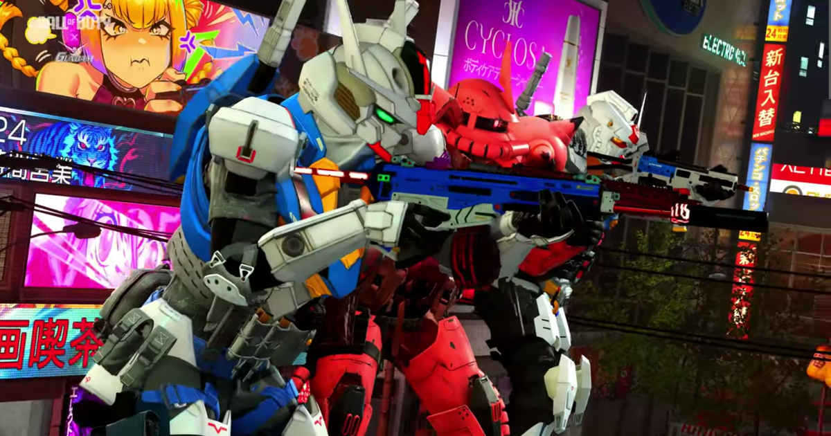 Il crossover Gundam di Call of Duty ha finalmente un