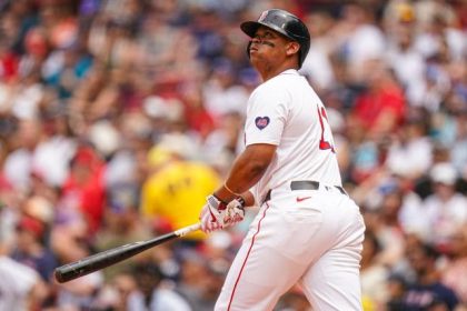Il 3B dei Red Sox Rafael Devers ha ripreso esattamente