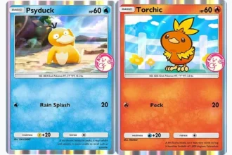 Evento Pokemon TCG Pocket Psyduck e Torchic Wonder Pick tutte