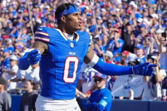 Keon Coleman giochera oggi per i Bills Dan Treacy.webp