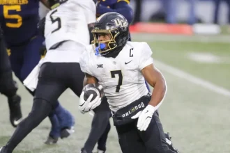 Beoordeling Broncos tweede ronde selectie van RB RJ Harvey Travis.webp