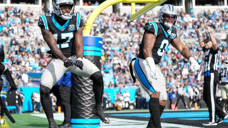 Uitleg over de TD viering van Xavier Legette Teddy Ricketson.webp