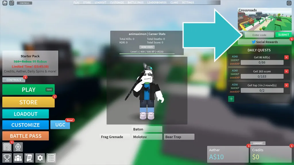 Kody Roblox Combat Warriors marzec 2024 CW