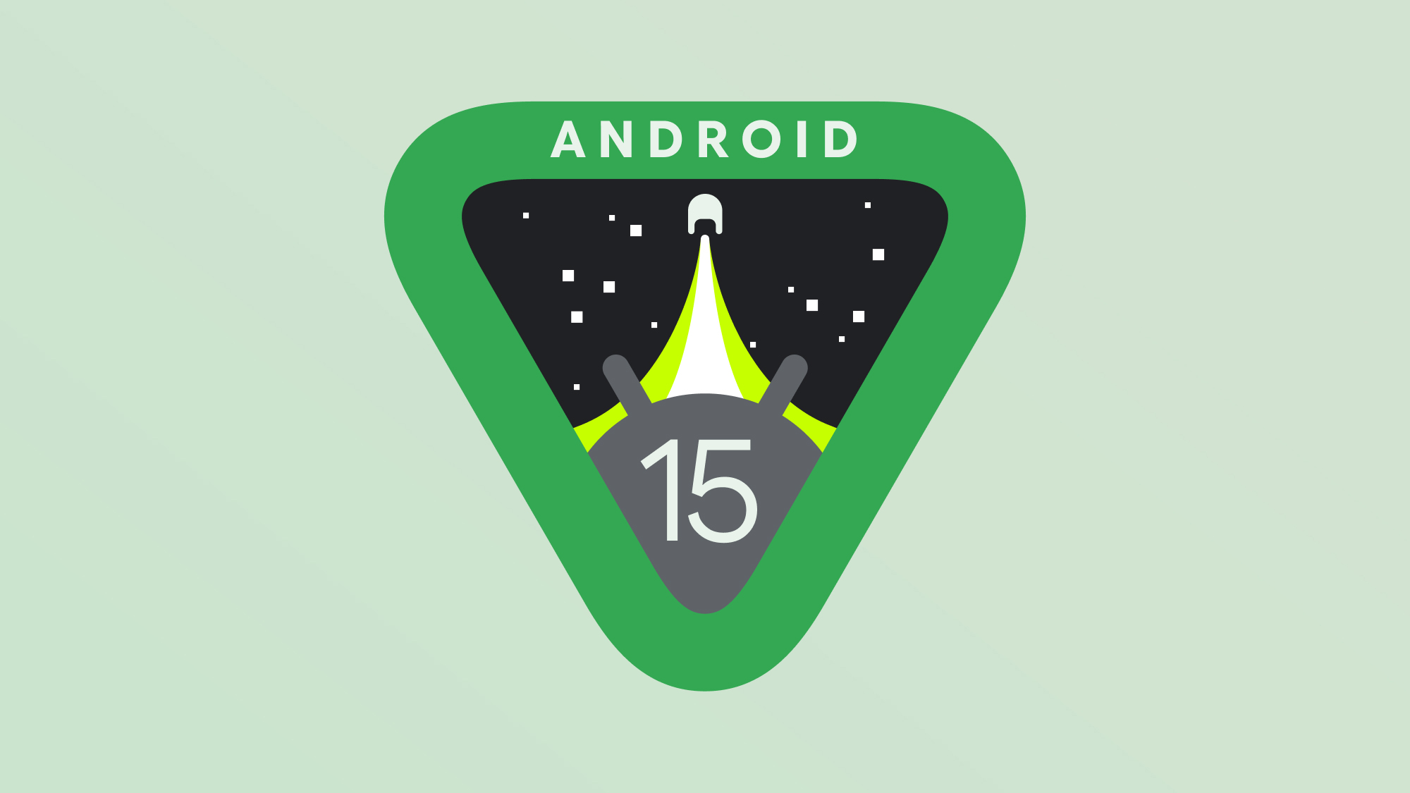 logo Google Androida 15