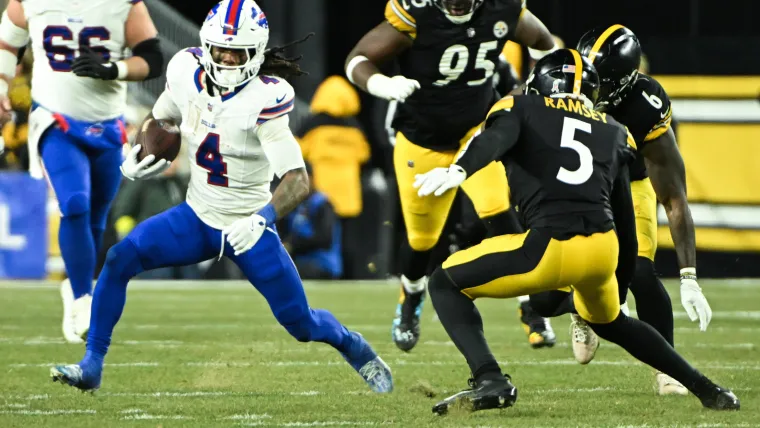 Bills ustanowił rekord w liczbie najszybszych jardów na murawie Steelers od czasu przeniesienia się na stadion Heinz Field/Acrisure Teddy Ricketson