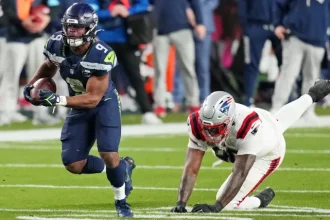 Kenneth Walker zostaje pierwszym RB ktory zdobyl MVP Super Bowl.webp