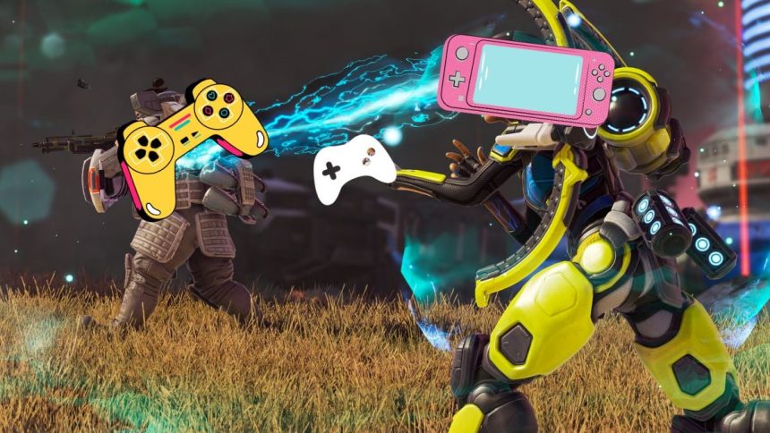 Explicacao da progressao entre plataformas do Apex Legends