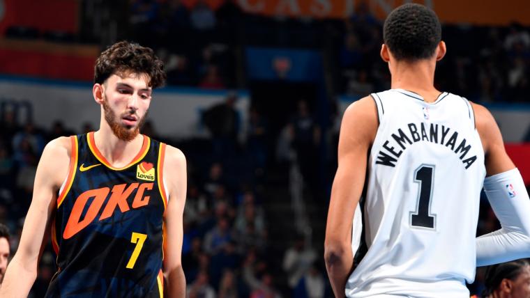 Victor Wembanyama e Chet Holmgren lideram escalacoes de NBA Rising