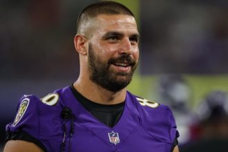 Como Mark Andrews do Ravens ajudou uma mulher a lidar