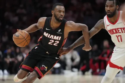 Relatorio Andrew Wiggins do Heat vinculado ao Bucks em rumores.webp