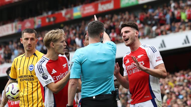 Declan Rices Controversial Red Card Against Brighton