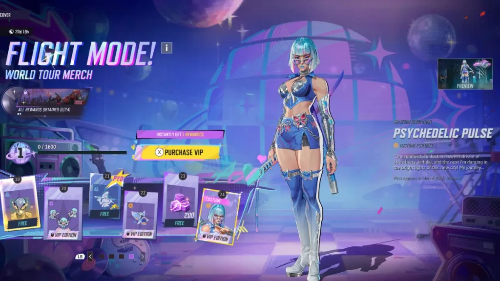 Skórka Psylocke Psychedelic Pulse Marvel Rivals