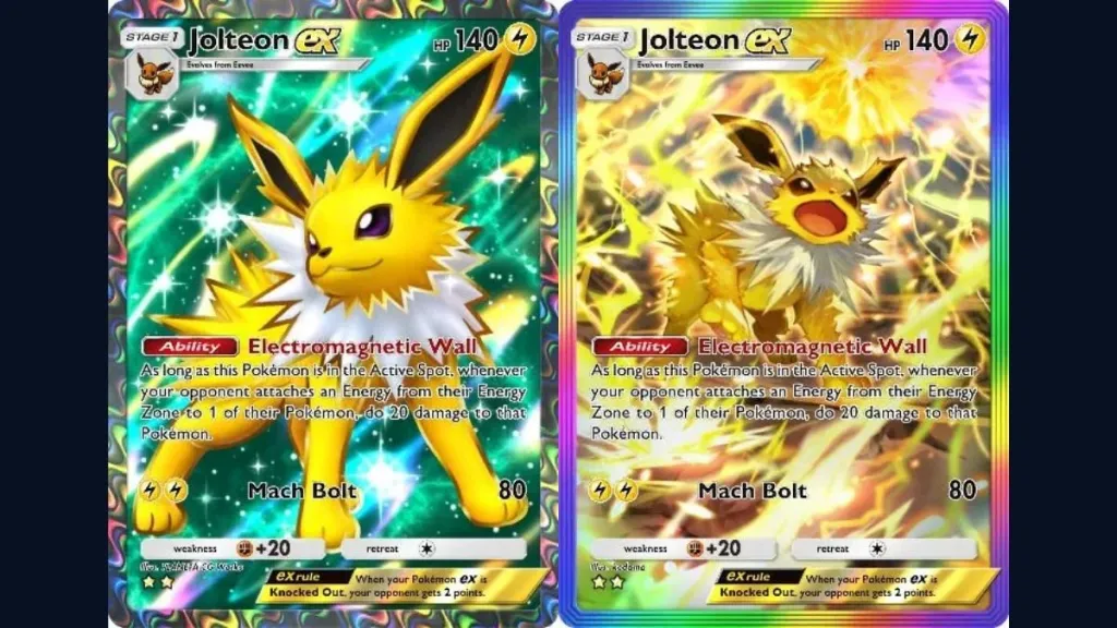 Carta Jolteon EX
