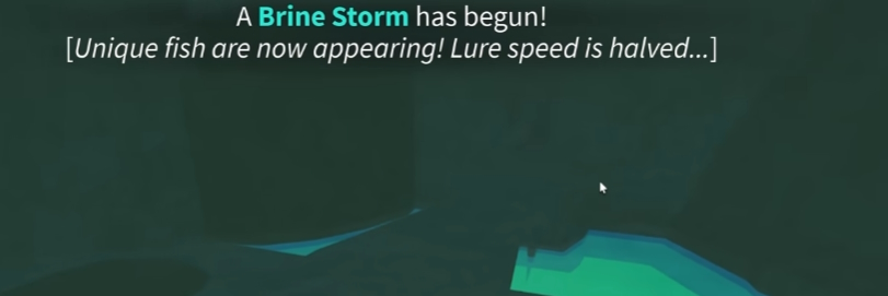 Notificación de evento de tormenta de salmuera de Fisch