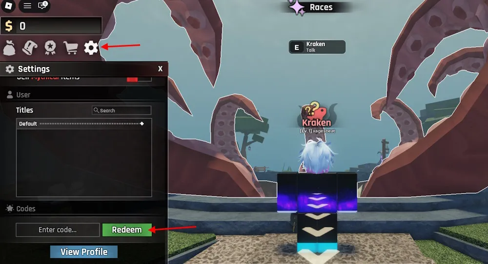 Les codes Abyss sont échangés