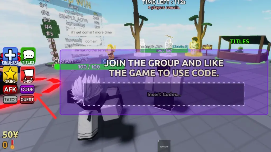 Lösen Sie Jujutsu Randomizer-Codes ein