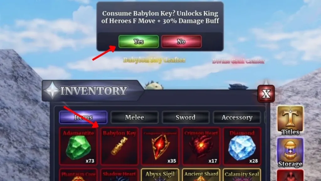 Comment utiliser la clé Babylon dans Sailor Piece
